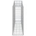 Paniers à gabions arqués 20 pcs 200x30x80/100 cm Fer galvanisé - Photo n°5