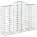 Paniers à gabions arqués 20 pcs 200x50x140/160 cm Fer galvanisé - Photo n°3