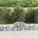 Paniers à gabions arqués 20 pcs 200x50x40/60 cm fer galvanisé - Photo n°1