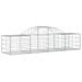 Paniers à gabions arqués 20 pcs 200x50x40/60 cm fer galvanisé - Photo n°3