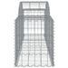 Paniers à gabions arqués 20 pcs 200x50x60/80 cm fer galvanisé - Photo n°5