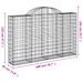 Paniers à gabions arqués 25 pcs 200x30x120/140 cm Fer galvanisé - Photo n°6