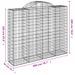 Paniers à gabions arqués 25 pcs 200x50x160/180 cm Fer galvanisé - Photo n°6