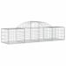 Paniers à gabions arqués 25 pcs 200x50x40/60 cm fer galvanisé - Photo n°3