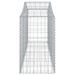 Paniers à gabions arqués 25 pcs 200x50x80/100 cm Fer galvanisé - Photo n°5