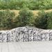 Paniers à gabions arqués 25 pcs 400x50x60/80 cm Fer galvanisé - Photo n°1