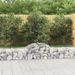 Paniers à gabions arqués 3 pcs 200x30x40/60 cm Fer galvanisé - Photo n°1