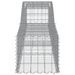 Paniers à gabions arqués 3 pcs 400x50x40/60 cm Fer galvanisé - Photo n°5