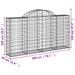 Paniers à gabions arqués 30 pcs 200x30x100/120 cm Fer galvanisé - Photo n°6