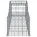 Paniers à gabions arqués 4 pcs 300x50x40/60 cm fer galvanisé - Photo n°5