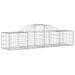 Paniers à gabions arqués 40 pcs 200x50x40/60 cm fer galvanisé - Photo n°3