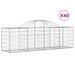 Paniers à gabions arqués 40 pcs 200x50x60/80 cm fer galvanisé - Photo n°2