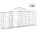 Paniers à gabions arqués 50 pcs 200x30x80/100 cm Fer galvanisé - Photo n°2