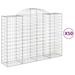 Paniers à gabions arqués 50 pcs 200x50x140/160 cm Fer galvanisé - Photo n°2