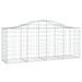 Paniers à gabions arqués 50 pcs 200x50x80/100 cm Fer galvanisé - Photo n°3