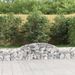 Paniers à gabions arqués 6 pcs 300x30x40/60 cm fer galvanisé - Photo n°1