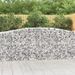 Paniers à gabions arqués 6 pcs 400x50x100/120 cm Fer galvanisé - Photo n°1