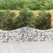 Paniers à gabions arqués 8 pcs 200x30x60/80 cm Fer galvanisé - Photo n°1