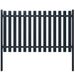 Panneau clôture Anthracite 174,5x100 cm Acier enduit de poudre - Photo n°1