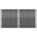 Panneau de clôture 2 pcs Aluminium 360 x 180 cm Anthracite - Photo n°1