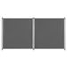 Panneau de clôture 2 pcs Tissu 360 x 180 cm Anthracite - Photo n°1
