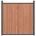 Panneau de clôture marron 1045x186 cm WPC - Photo n°4
