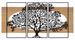 Panneau mural arbre fer et bois ensemble de 3 pièces cm 176x2x90 (63x2x90-50x2x90) - Photo n°1