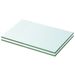Panneaux d'étagère 2 pcs Verre Transparent 20 x 25 cm - Photo n°1