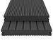 Panneaux de terrasse solides et accessoires WPC 30m² 2,2 m Noir - Photo n°2
