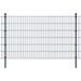 Panneaux et poteaux de clôture 2D pour jardin 2008x1230 mm 18 m 2 - Photo n°1