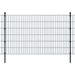Panneaux et poteaux de clôture 2D pour jardin 2008x1230 mm 44 m - Photo n°1