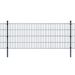 Panneaux et poteaux de clôture 2D pour jardin 2008x830 mm 4 m - Photo n°1