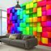 Papier peint Colourful Cubes - Photo n°1
