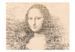 Papier peint Mona Lisa : portrait en lettres - Photo n°2