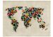 Papier peint World Map a kaleidoscope of colors - Photo n°2