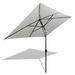 Parasol 200 x 300 cm Blanc sable Rectangulaire - Photo n°1