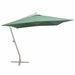 Parasol 300 x 300 cm Poteau en Aluminium Vert - Photo n°1