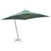 Parasol 300 x 300 cm Poteau en Aluminium Vert - Photo n°2