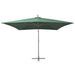 Parasol 300 x 300 cm Poteau en Aluminium Vert - Photo n°3