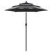 Parasol à 3 niveaux avec mât en aluminium Anthracite 2 m - Photo n°1