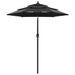 Parasol à 3 niveaux avec mât en aluminium Noir 2 m - Photo n°1