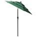 Parasol à 3 niveaux avec mât en aluminium Vert 2 m - Photo n°4