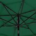 Parasol à 3 niveaux avec mât en aluminium Vert 3 m - Photo n°2