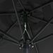 Parasol Anthracite 200x211 cm Aluminium - Photo n°2