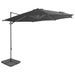 Parasol avec base portable Anthracite 6 - Photo n°1