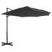 Parasol avec base portable Anthracite 5 - Photo n°3