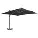 Parasol avec base portable Anthracite 3 - Photo n°3