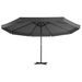 Parasol avec base portable Anthracite 2 - Photo n°3