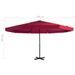 Parasol avec base portable Rouge - Photo n°12