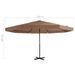 Parasol avec base portable Taupe 5 - Photo n°12